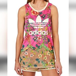 Adidas Trefoil x Farm Rio Jardineto Floral Tank